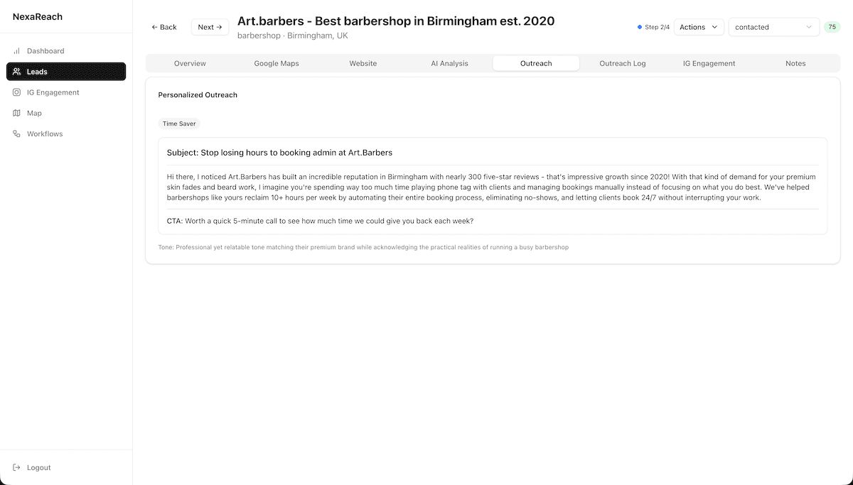 Multi-Channel Outreach Sequences